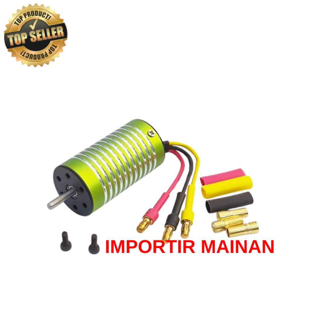 XTI X-TEAM inrunner motor brushless 2445 3800kv 4500kv 4900kv untuk rc car skala 1:16 1:14 rc boat