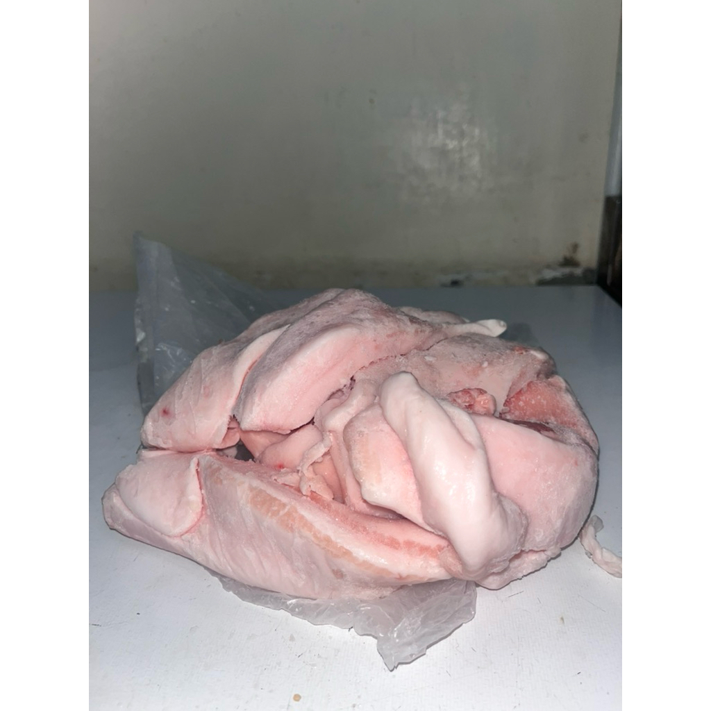 

Trimingan / Lemak Babi / Lemak Samcan / Lemak Leher Babi Kualitas PREMIUM