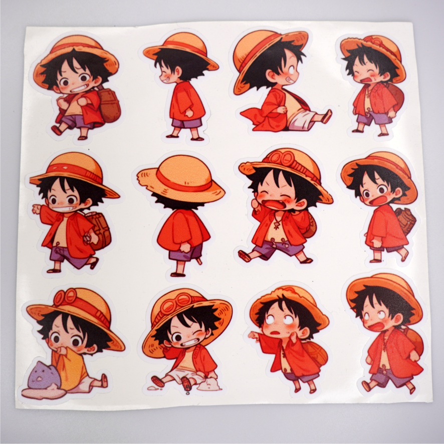 

Stiker custom cute one piece main character