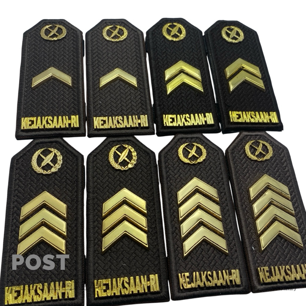 Pangkat PDU 2A-2D LOGAM TU KEJAKSAAN / Pangkat KEJAKSAAN Terbaru / Atribut KEJAKSAAN / Post Atribut