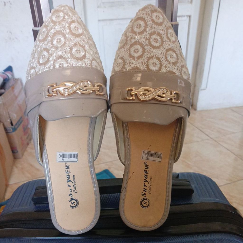 SEPATU SENDAL TUTONG TEPLEK WANITA