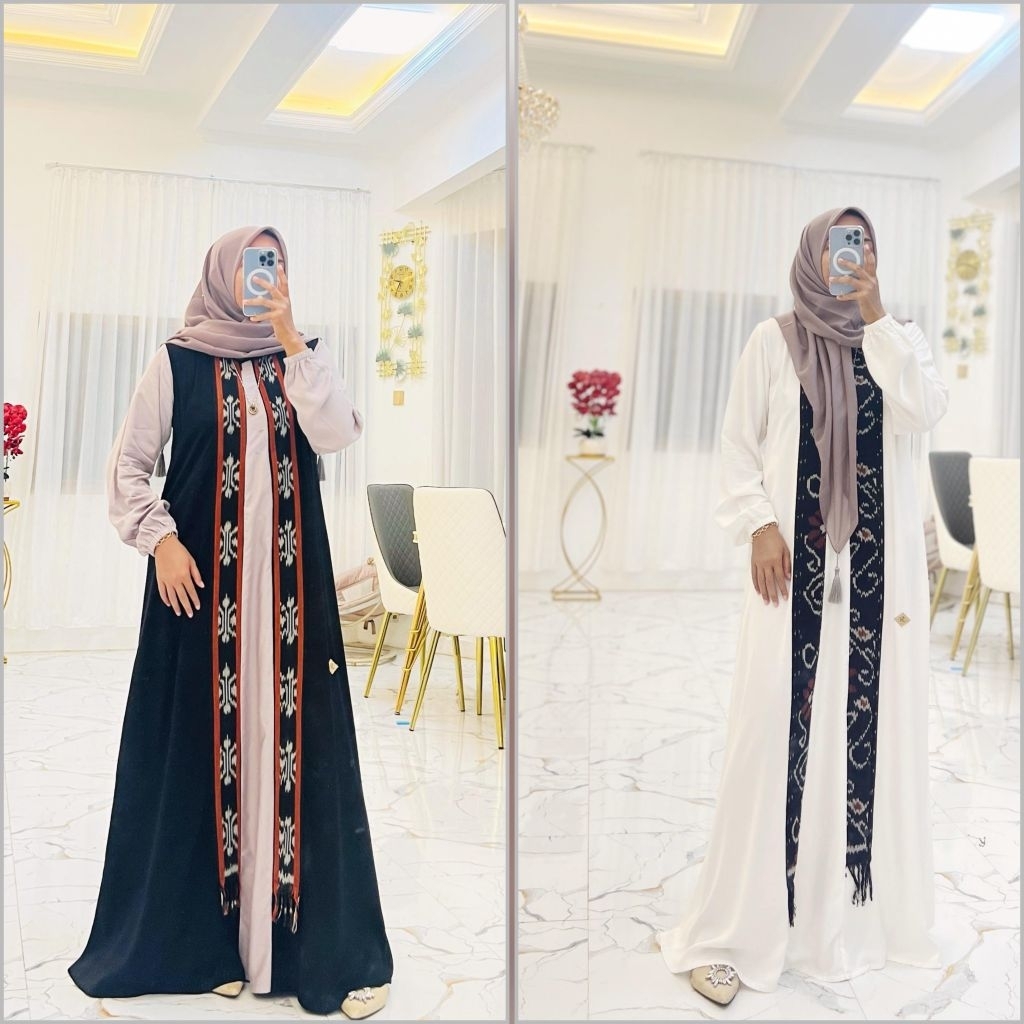 DRESS/GAMIS TWILL ORI SOPHIA ALMAAS - BEST SELLER