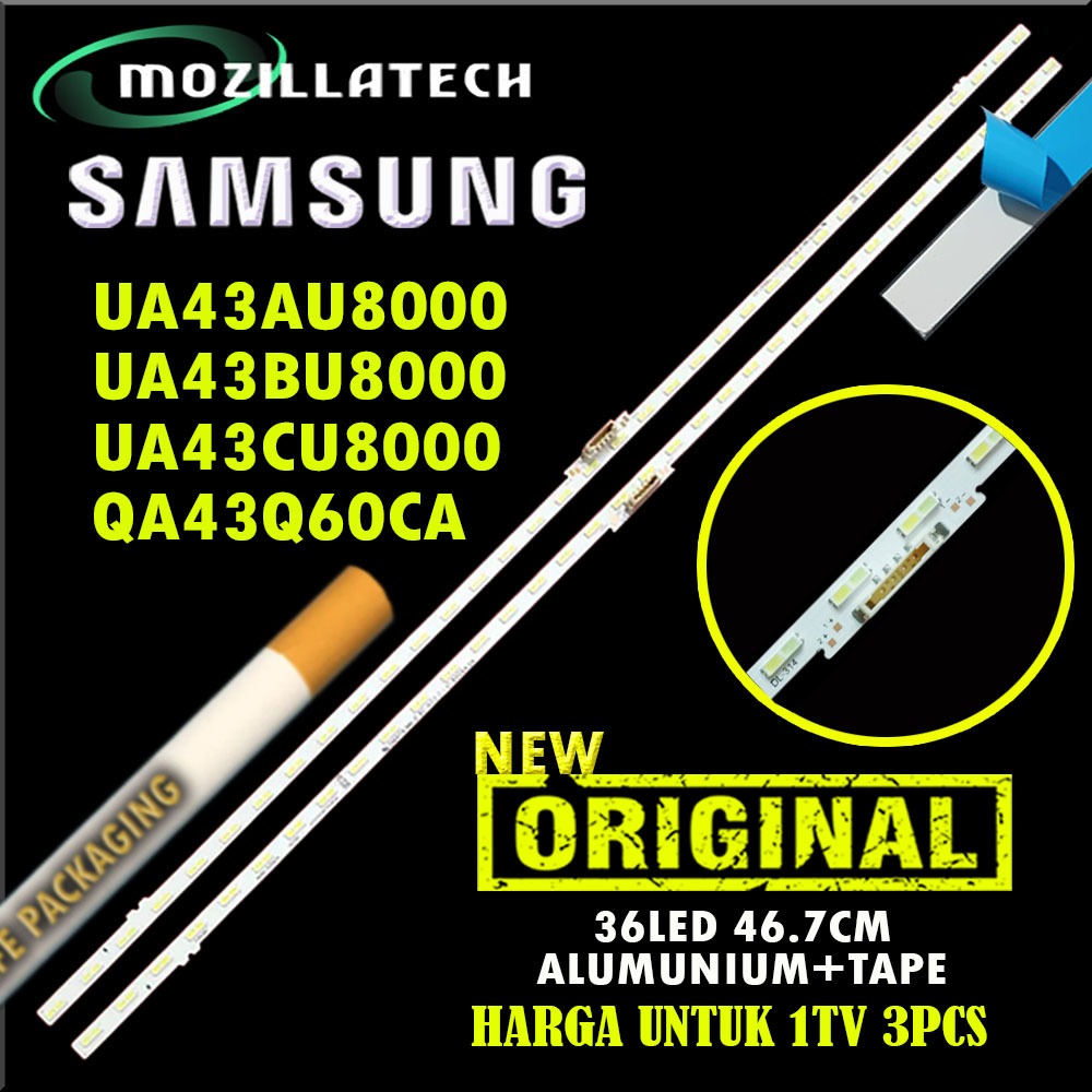 BACKLIGHT TV LED SAMSUNG UA43AU8000 ua43BU8000 UA43CU8000 QA43Q60CA 43AU8000 43BU8000 43CU8000