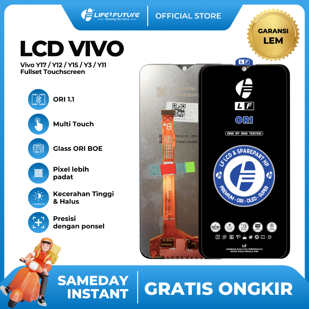 LF - LCD Vivo Y17 / Y12 / Y15 / Y3 / Y11 Fullset Touchscreen