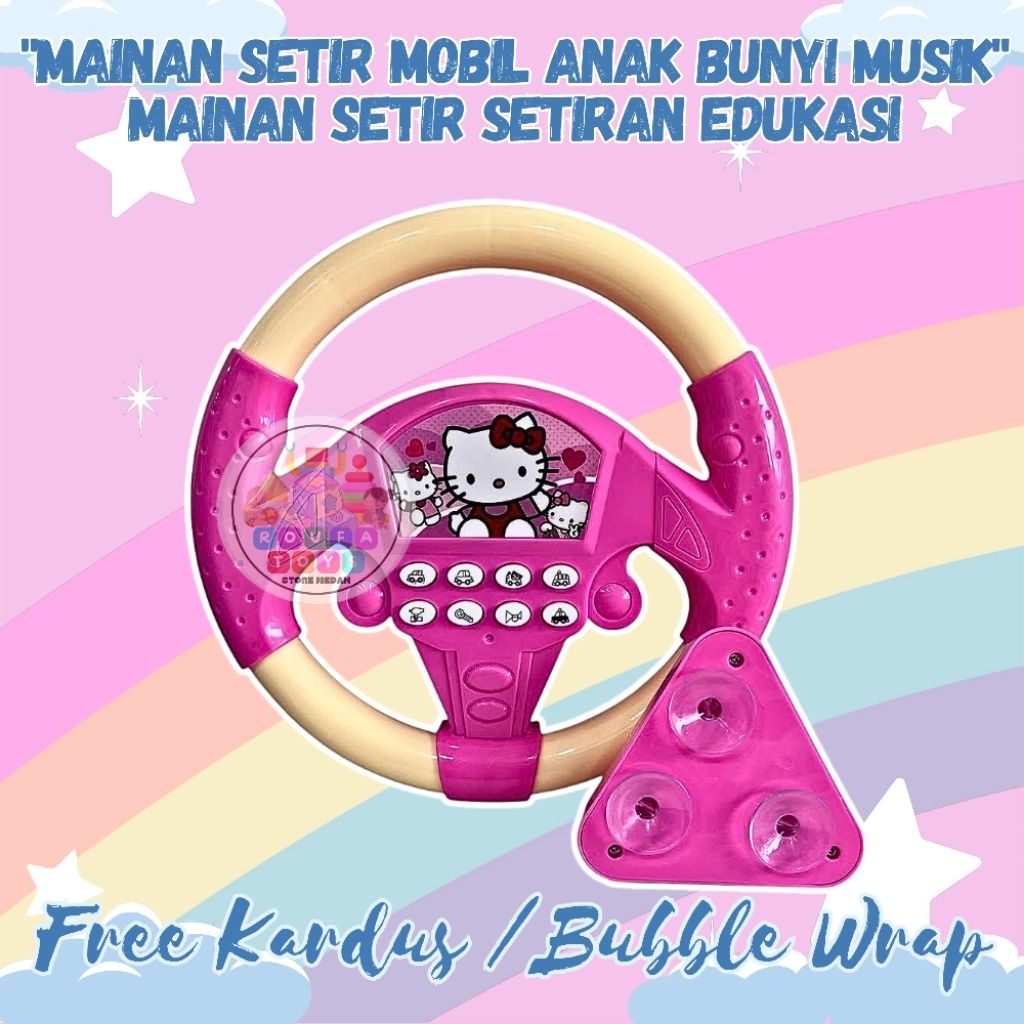 Mainan Setir Mobil Anak / Mainan Edukasi Setir - Setiran Mobil Musik