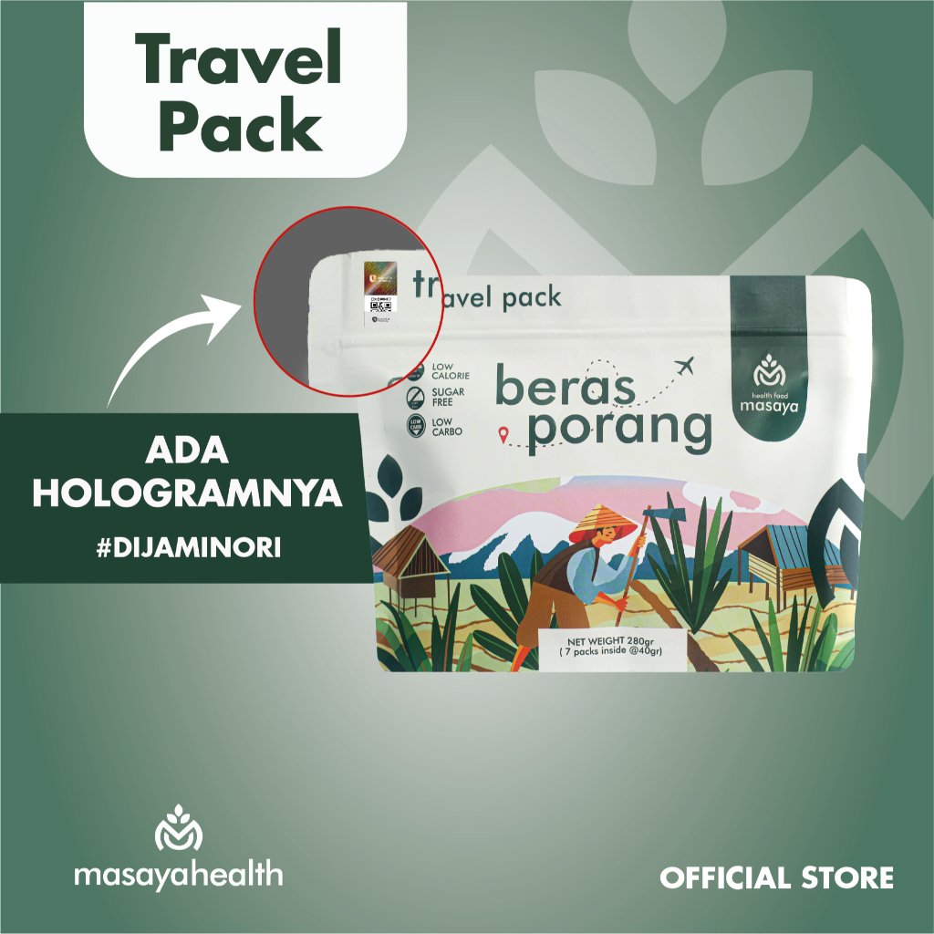 

MASAYA BERAS PORANG Travel Pack