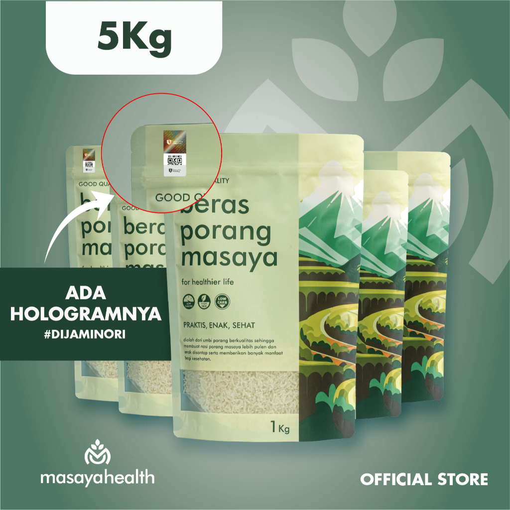 

MASAYA BERAS PORANG Bundle 5kg