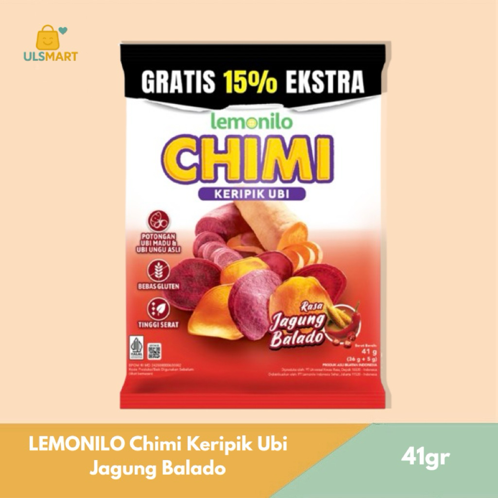 

LEMONILO Chimi Keripik Ubi Jagung Balado 41 g