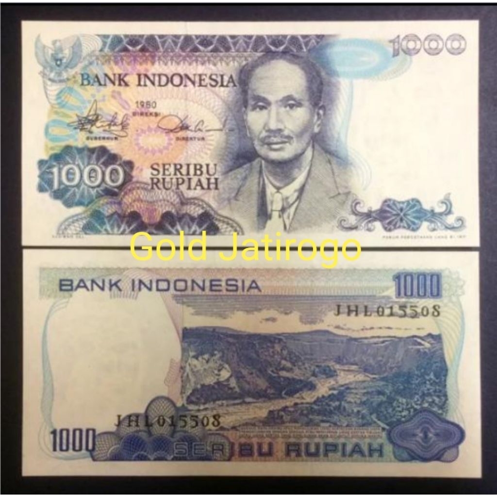 Uang kuno 1980 sutomo 1000 Rupiah