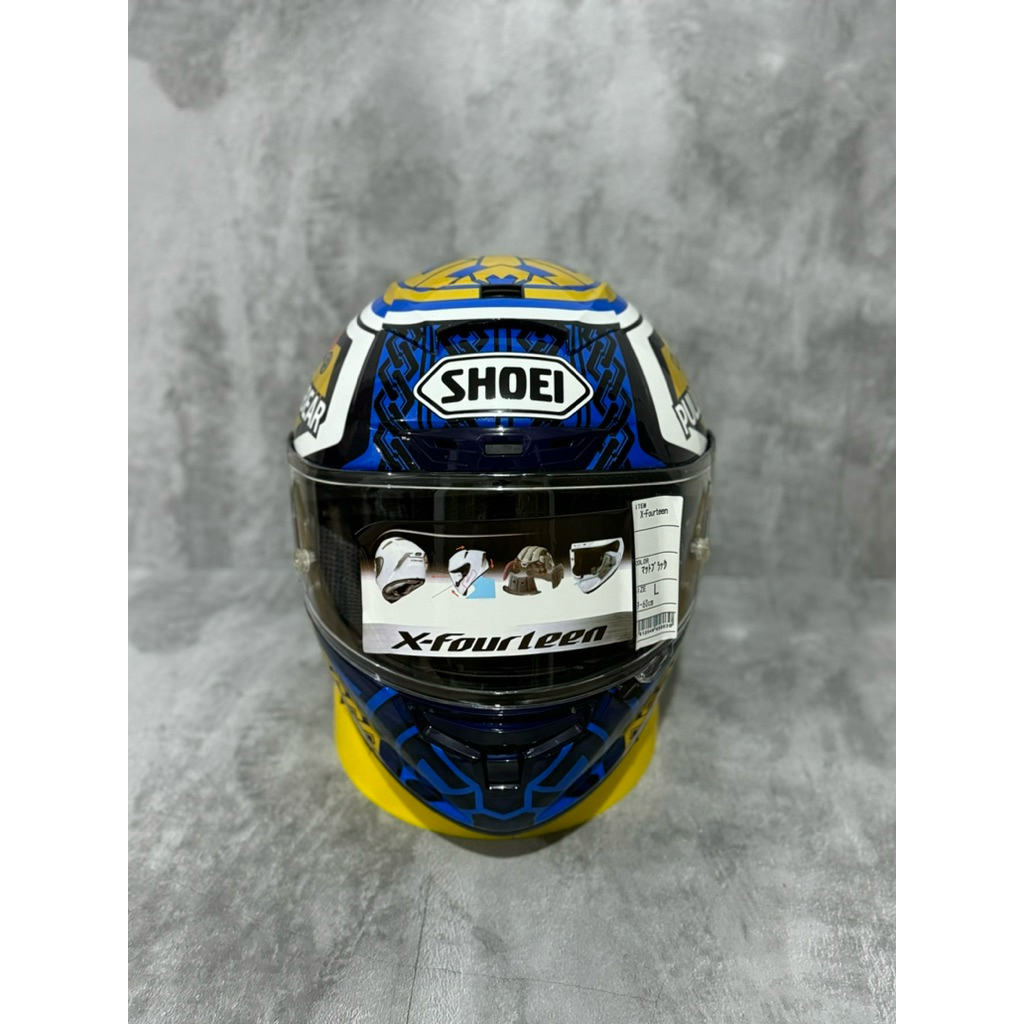 HELM CLONE SHOEI X14 1:1 FULL FACE MOTEGI 3 PULL AND BEAR PREMIUM