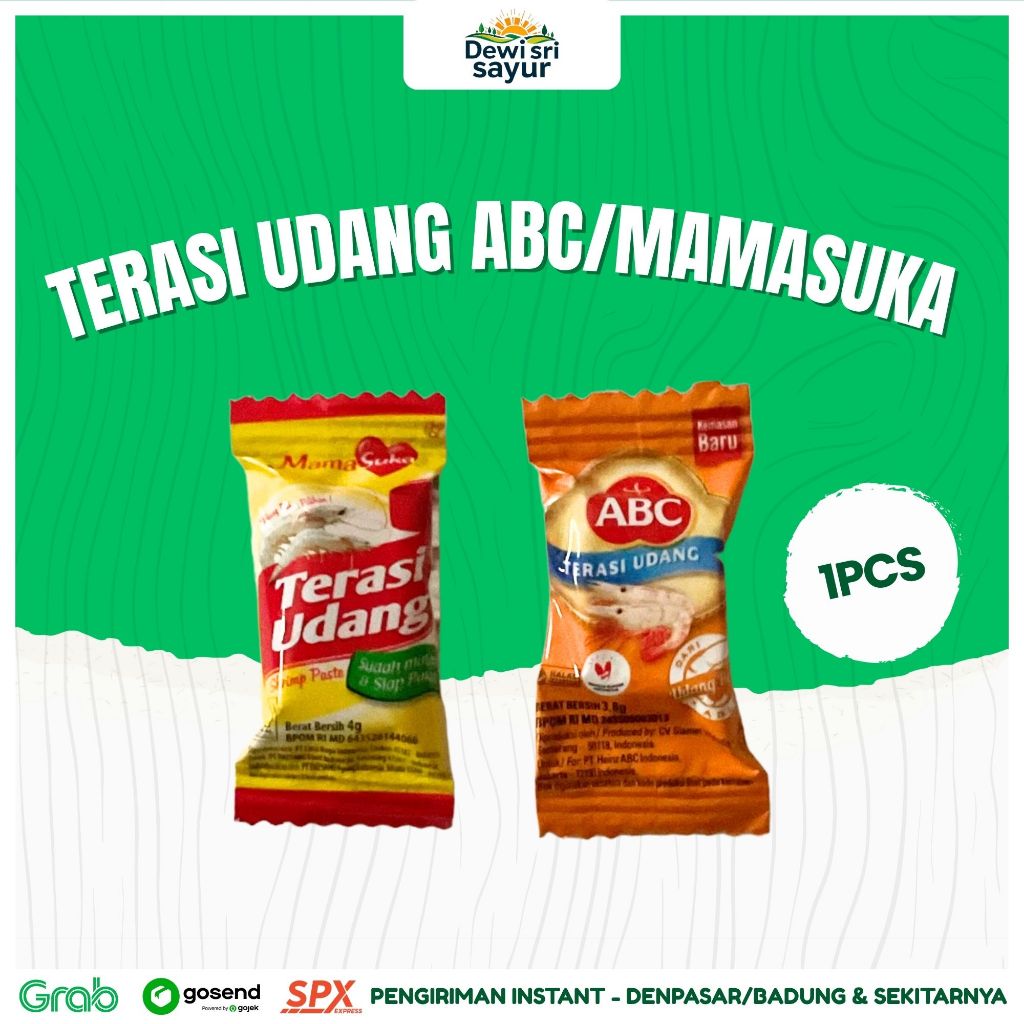 

Terasi Udang ABC / Mamasuka 1 pcs – Dewi Sri Sayur
