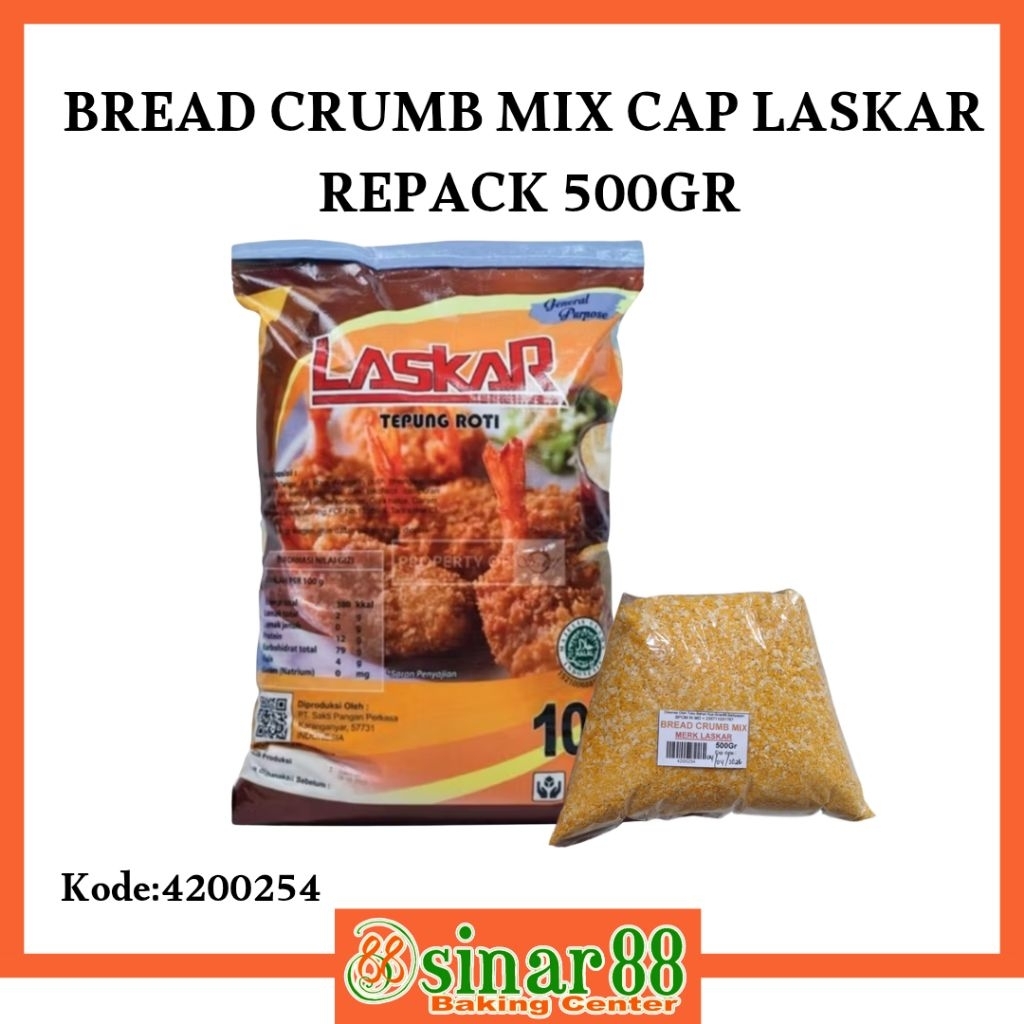 

BREAD CRUMB MIX CAP LASKAR REPACK 500GR