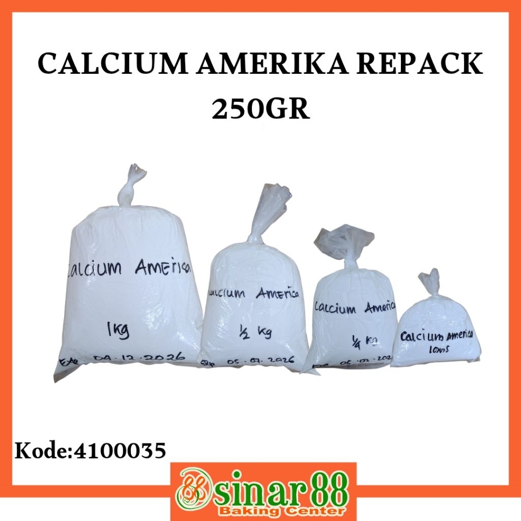 

CALCIUM AMERIKA REPACK 250GR