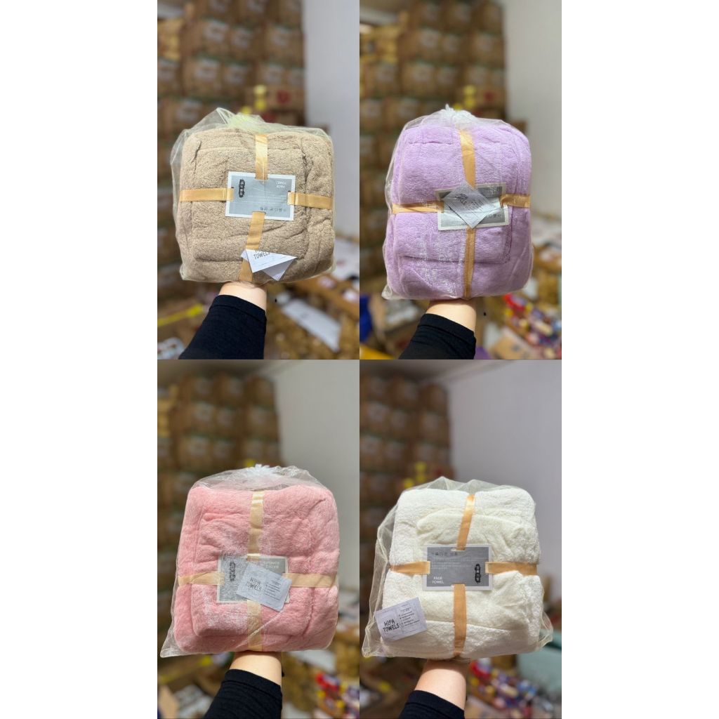 HANDUK SET 2IN1 HANDUK MANDI 2 in 1