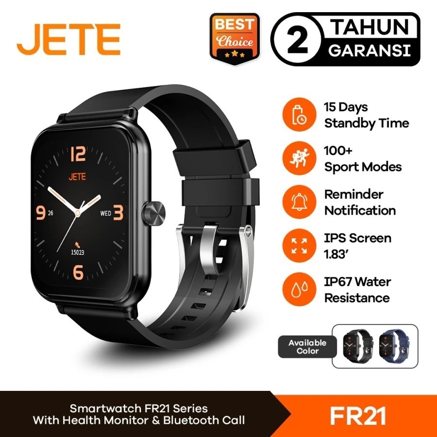 SMARTWATCH JETE FR-21 - GARANSI RESMI JETE