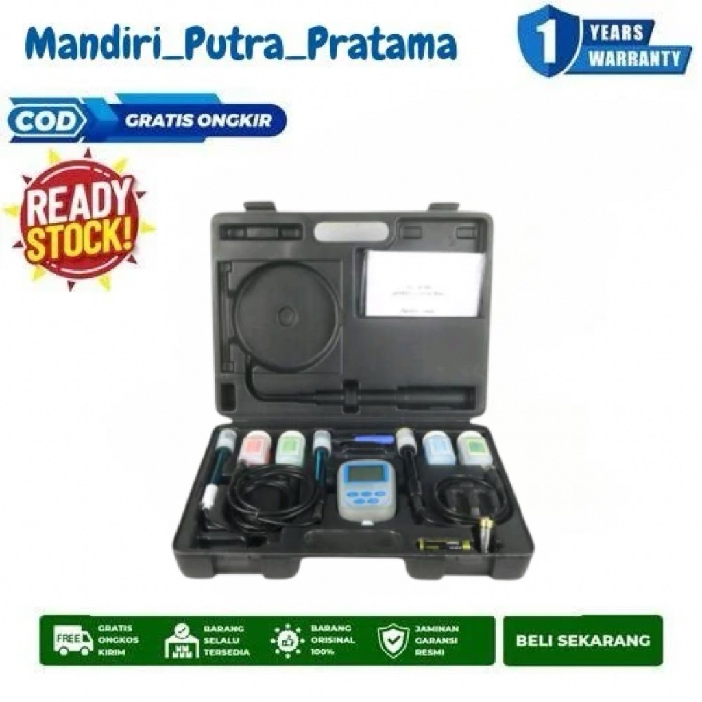 Alat Ukur Kualitas Air AMTAST EC900 EC 900 8in1 pH/mV Conductivity/DO