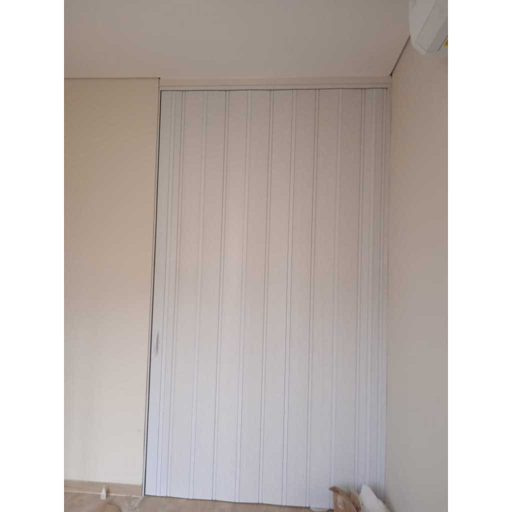 PINTU LIPAT PVC MODEL POLOS/ FOOLDING DOOR PVC / PINTU PVC PENYEKAT RUANGAN / PINTU KAMAR MANDI/ PVC