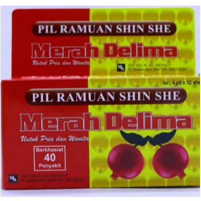 KAPSUL MERAH DELIMA OBAT PEGEL LINU NYERI OTOT NYERI TULANG