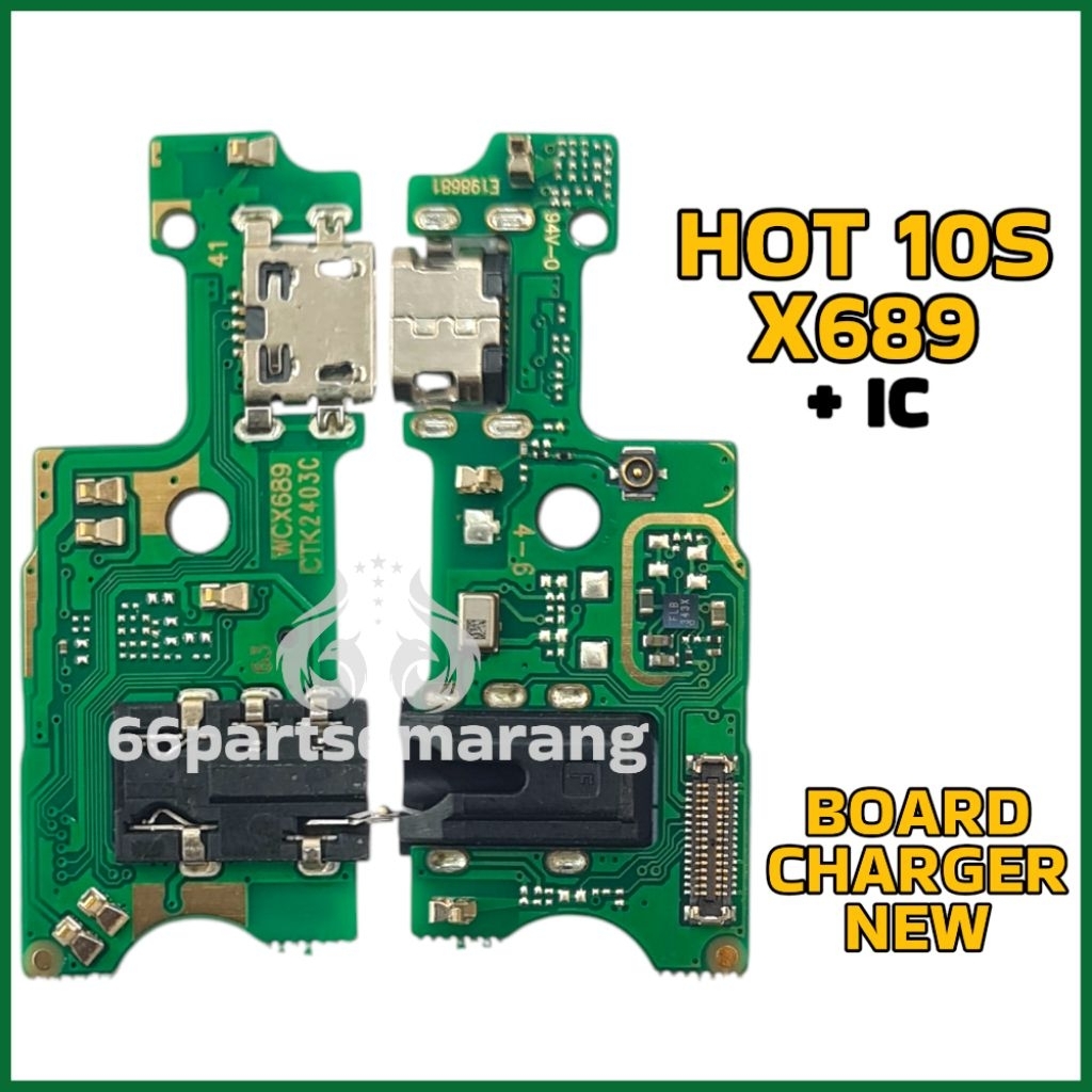 Board Charger Papan Konektor Cas Infinix Hot 10S X689 Copotan Cabutan Bekas