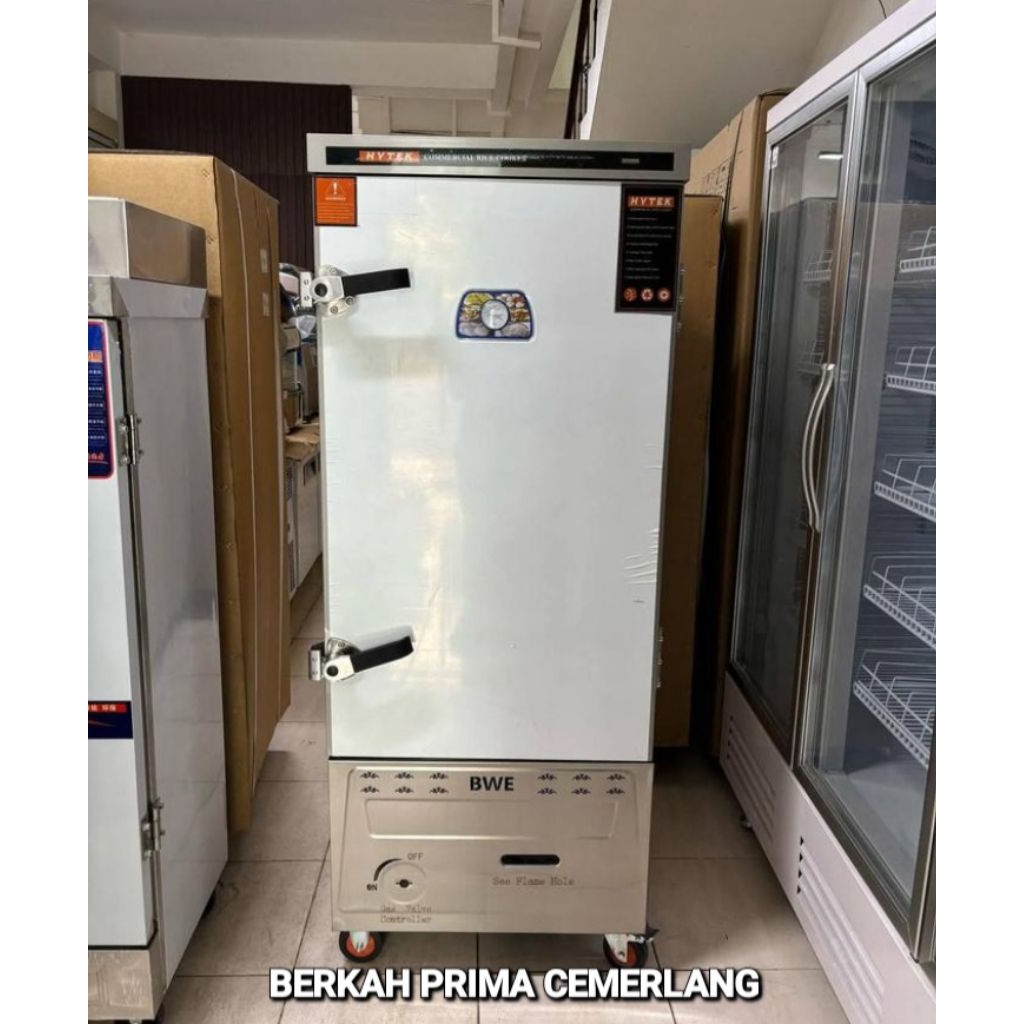 BWE GAS RICE STEAMER 12 TRAY