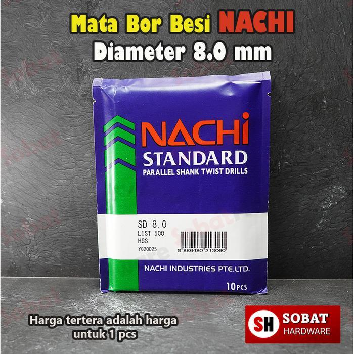 Mata Bor Besi Nachi - Nachi Mata Bor 8 mm