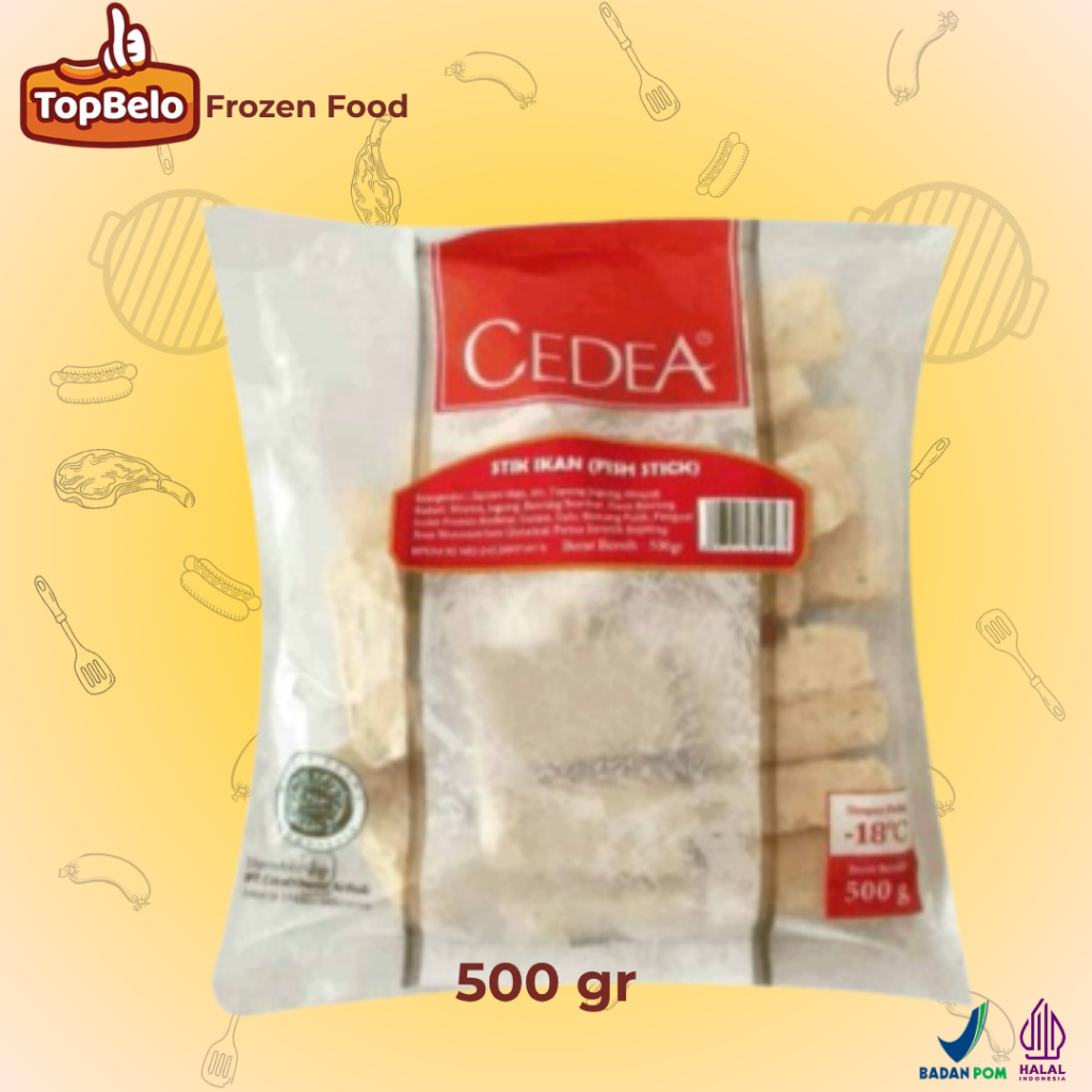 

Cedea Korean Stick Ikan / Fish Stick 500grm - Top Belo Frozen Food