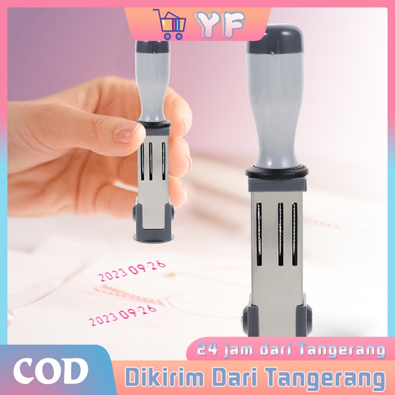 

Stempel Tanggal Expired Tahun Bulan Mini Portable Stempel Manual Date Rolling Stamp