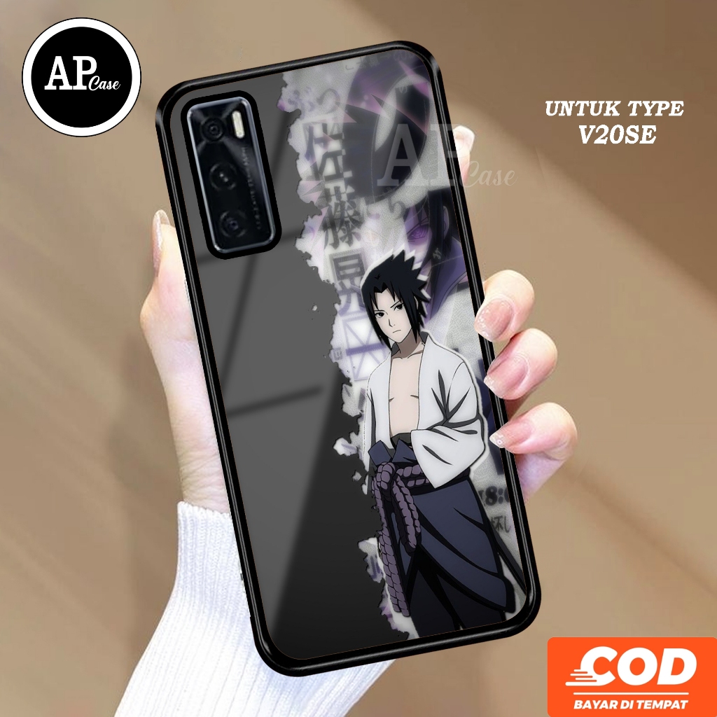 Case VIVO V20SE (MOTIF sasuke) Ap Case Terbaru softcase dan hardcase glossy - Custom Case - Casing -