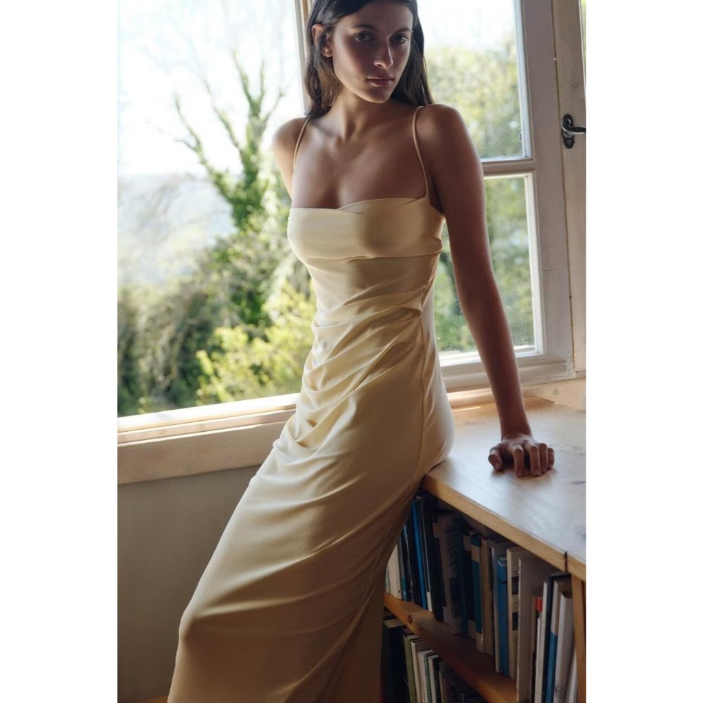 MITHA Dress || Yellow Curve