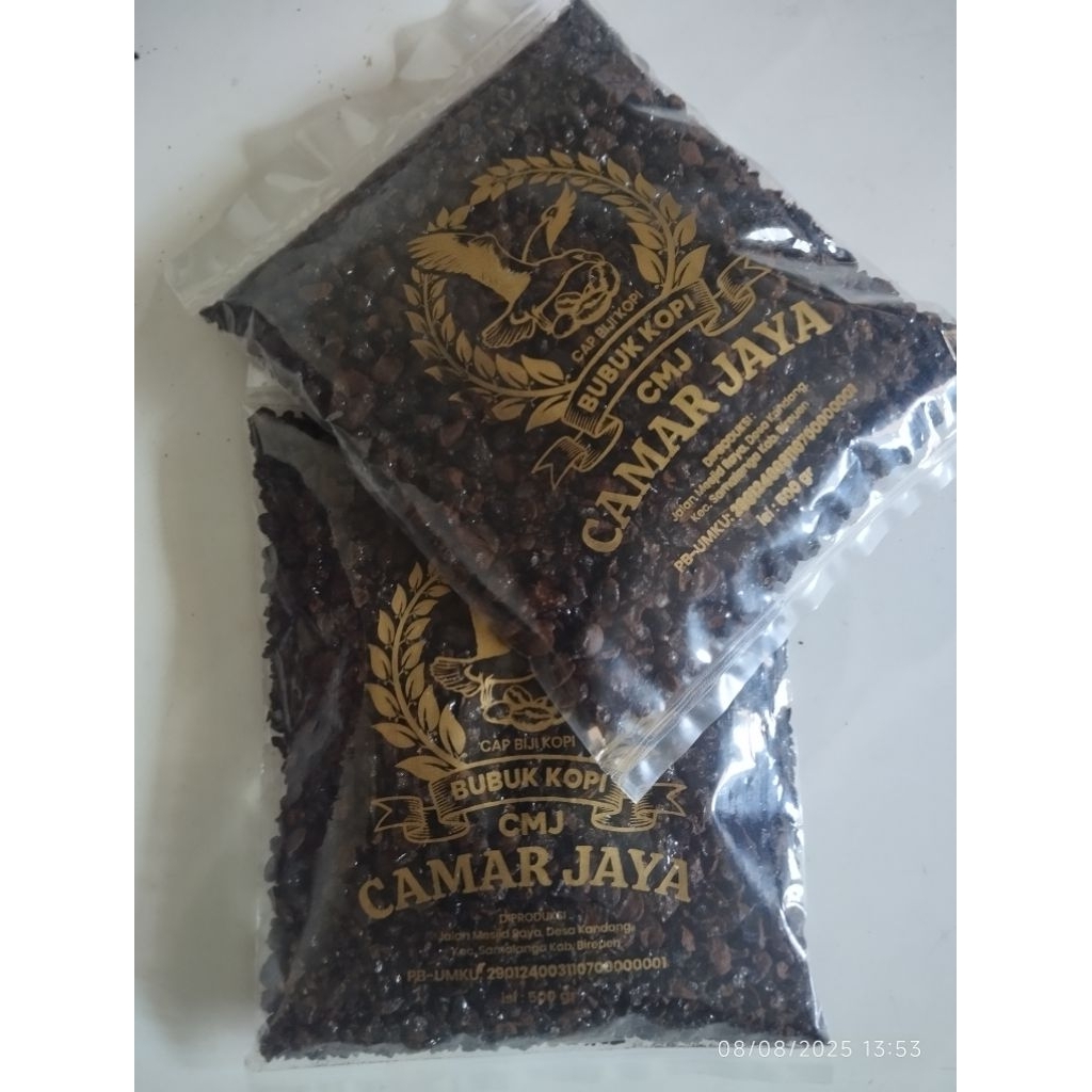 

BISA COD PAKET HEMAT 2 KG KOPI KASAR ACEH ( CAP CAMAR JAYA)