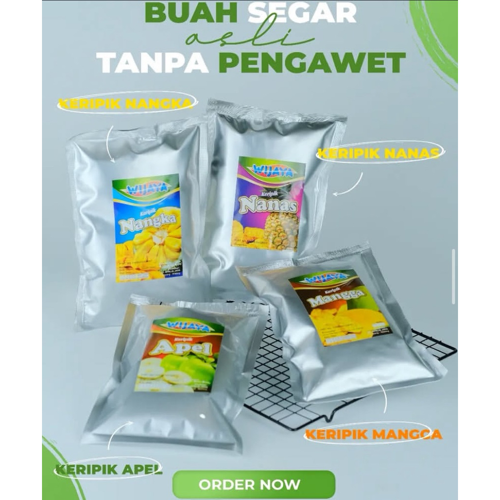 

Oleh oleh khas malang Keripik buah nangka dan apel KW 2 asli tanpa pengawet