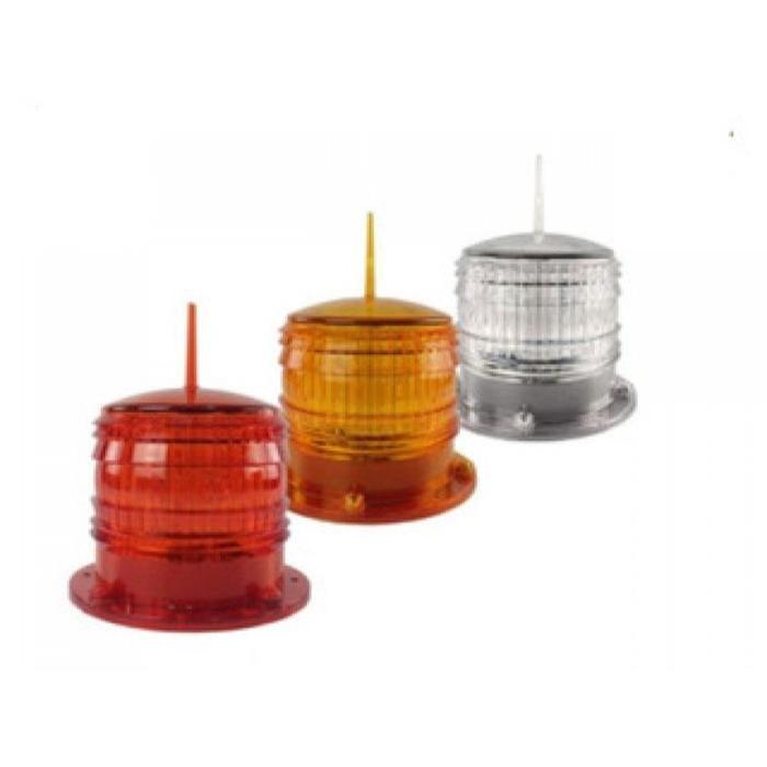 Lampu Menara Tenaga Surya Merah / Lampu Warning Mobil Kontainer merah - Putih