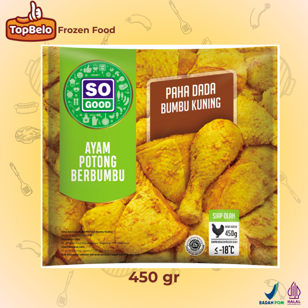 

So Good Paha Dada Bumbu Kuning 450gr / So Good - Top Belo Frozen Food