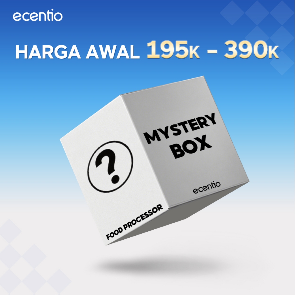 MYSTERY BOX ecentio Penggiling Daging Multifungsi Food Processor Mesin Giling Daging MPASI & Bumbu D