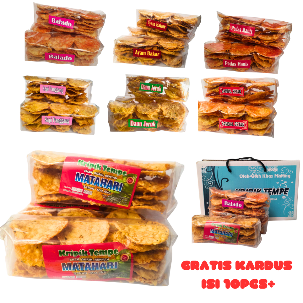 

Keripik Tempe Sanan Oleh Oleh Malang