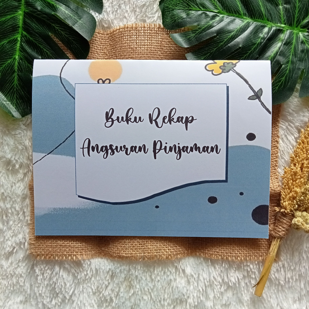 

ES88 BUKU REKAP ANGSURAN/REKAP CICILAN BARANG/ANGSURAN BARANG DLL