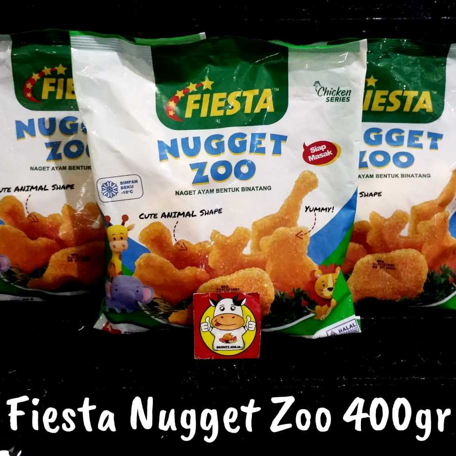 

FIESTA NUGGET ZOO KEMASAN 400GR-FROZEN FOOD-BRONTZ JOGJA