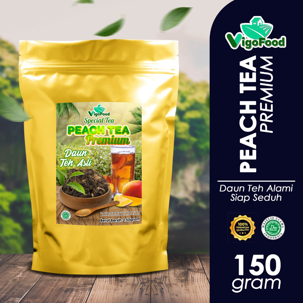 

OOLONG PEACH TEA PREMIUM DAUN TEH ALAMI KUALITAS PREMIUM