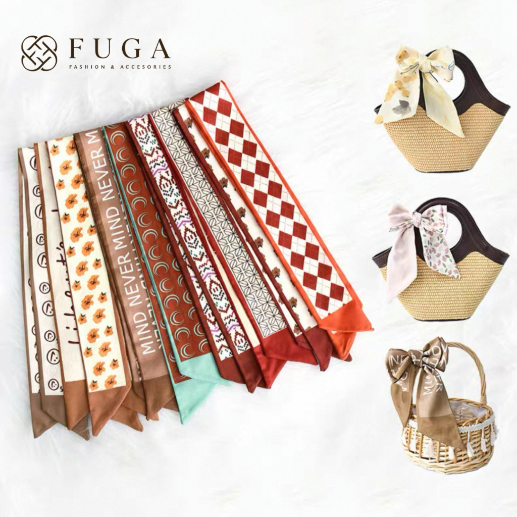 PREMIUM TWILLY SCARF/AKSESORIS TAS/AKSESORIS RAMBUT/SYAL KOREA/TWILLY TAS/TWILLY MEWAH/TWILLY MURAH