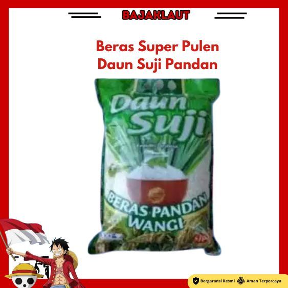 

Beras Super Pulen Daun Suji Pandan 5kg
