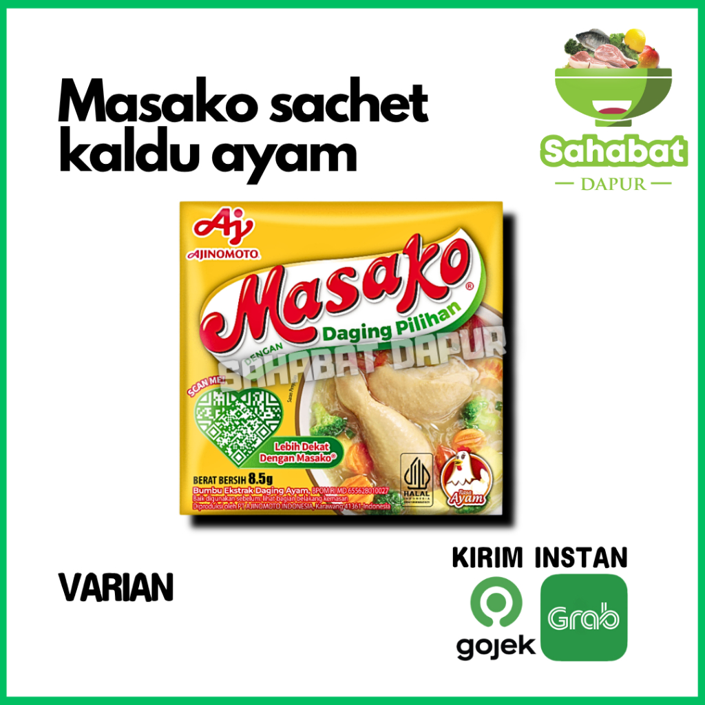 

Masako Ayam Sachet / Kaldu Ayam - Sahabatdapur