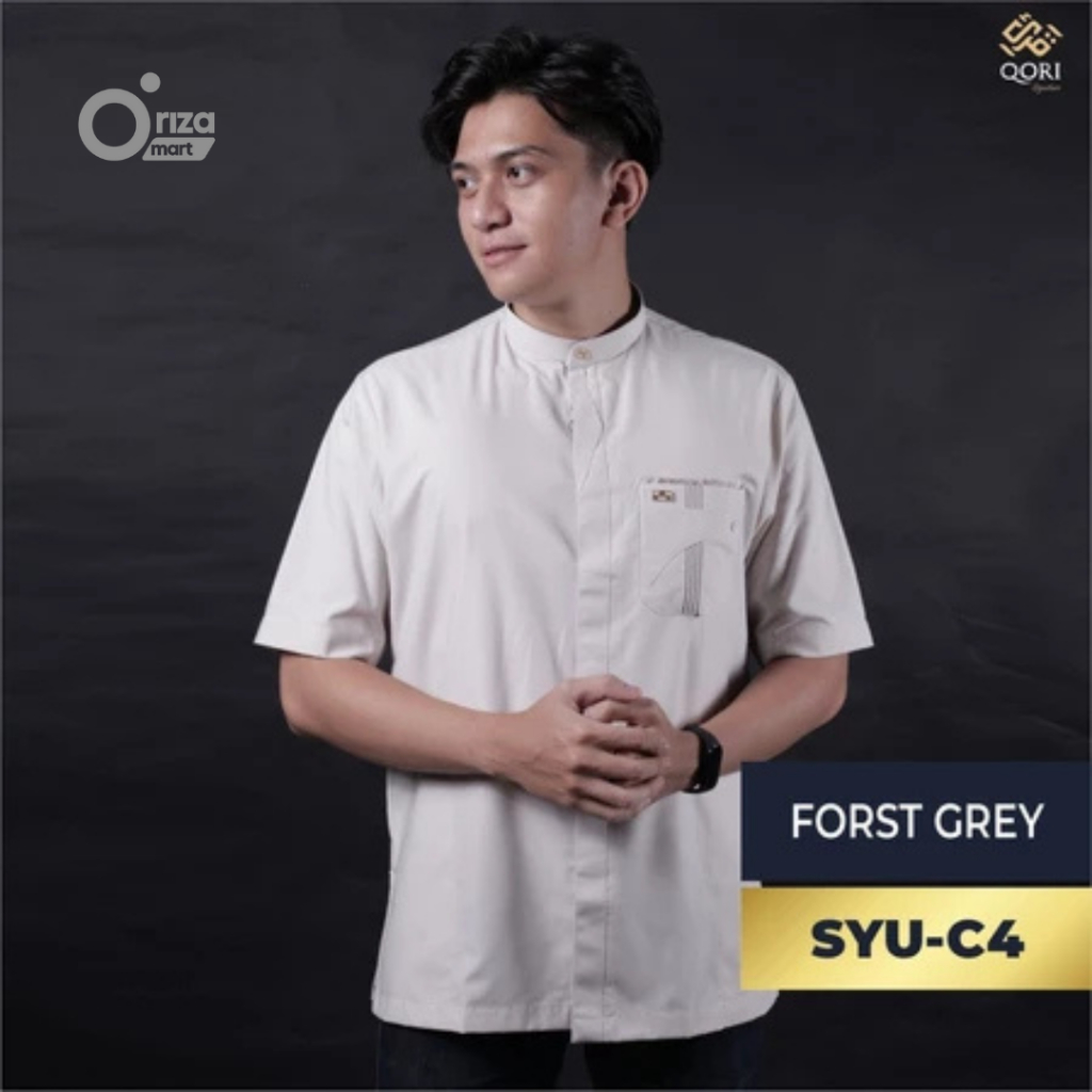 Qori Apparel ORI/Baju Koko Lengan Pendek/Syurahbil Bin Hasanah ( SYU-1 )