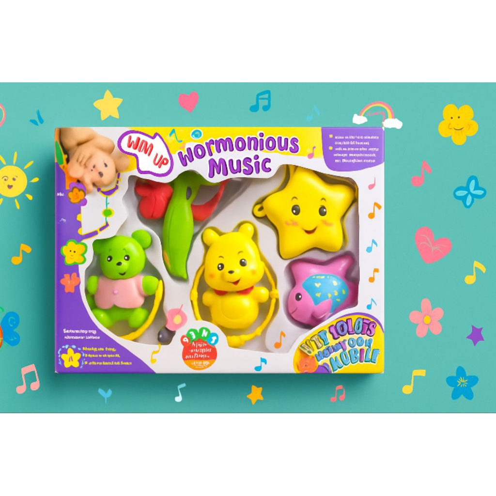 Mainan Bayi 0-6 bulan Harmoniius Music Motorik Kasar