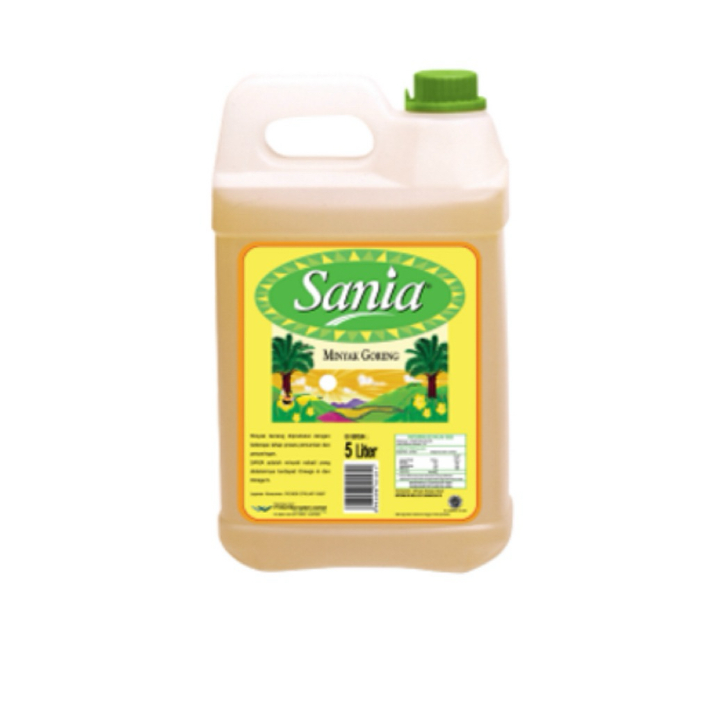 

Minyak Goreng Sania Jerigen 5L | Minyak Nabati Sehat & Jernih | Cocok Untuk Usaha & Masakan Harian