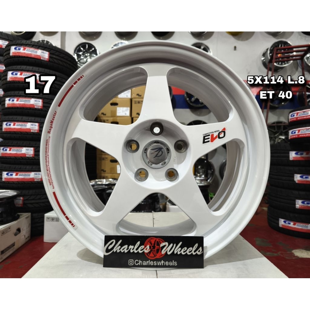 VELG BARU SPOON EVO RING 17 PUTIH