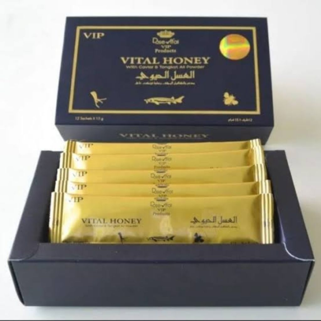 

Vital Honey Madu Pria VIP Original 1Box 12Sachet