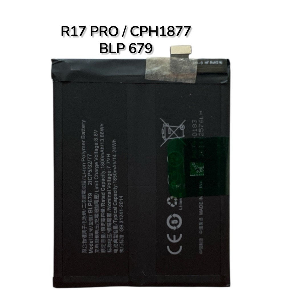 Baterai BLP-679 BLP679 Oppo R17 PRO CPH1877 baterai battery Oppo R17 pro Original BLP 679