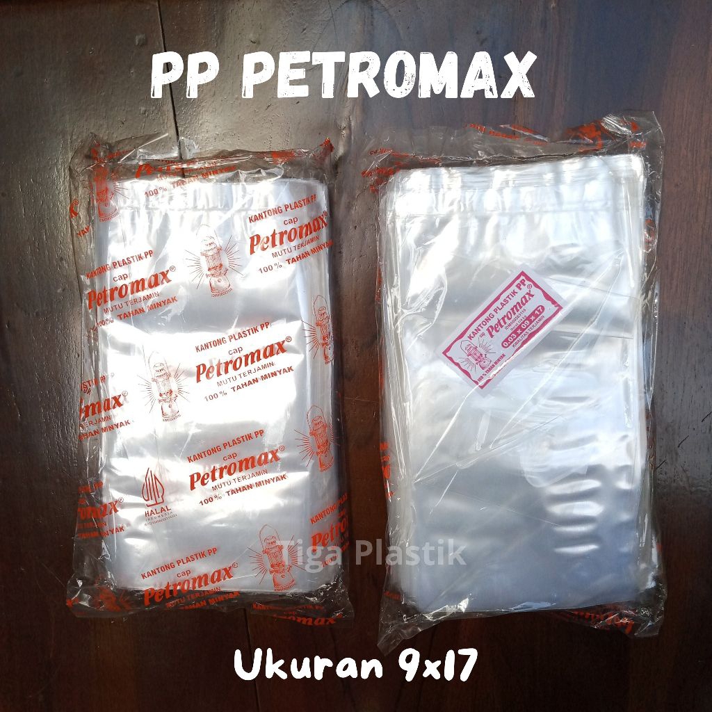 Plastik PP Bening Petromax 9x17