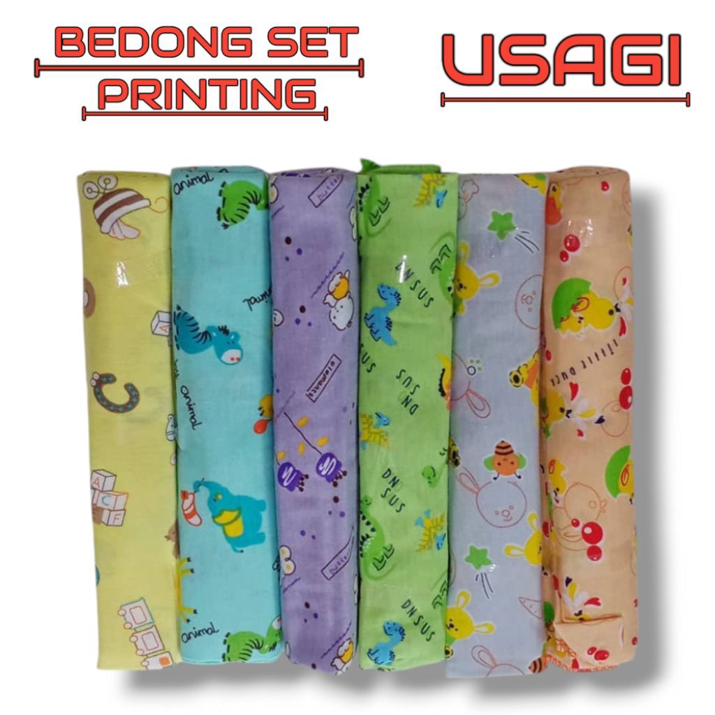 Bedong Bayi USAGI ORIGINAL Isi 6 Pcs