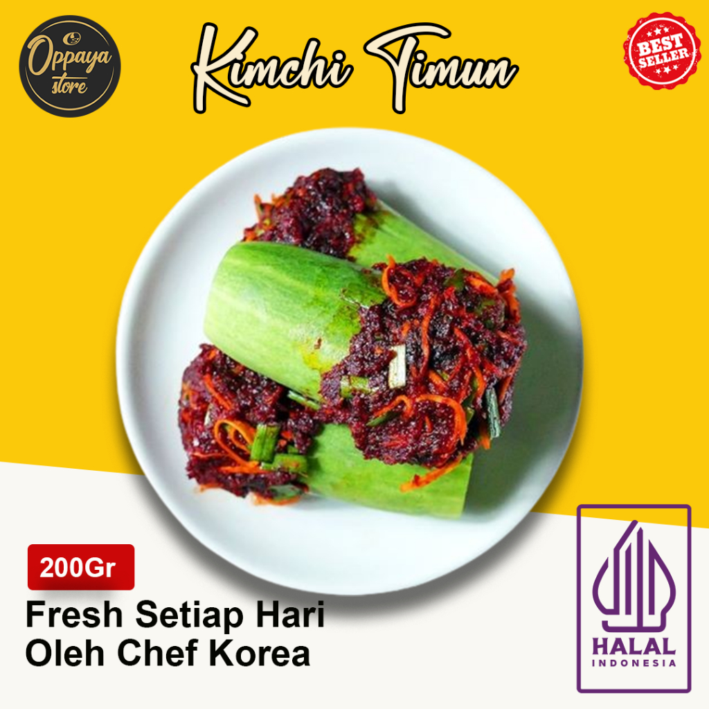 

Kimchi Fresh Timun 200 Gram Dibuat Oleh Chef Korea